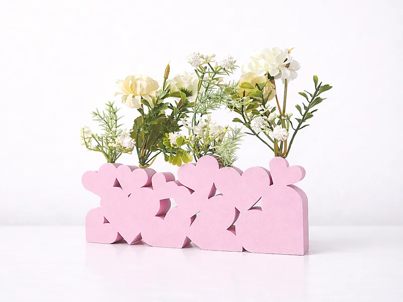 Cute Valentine Love Heart Vase