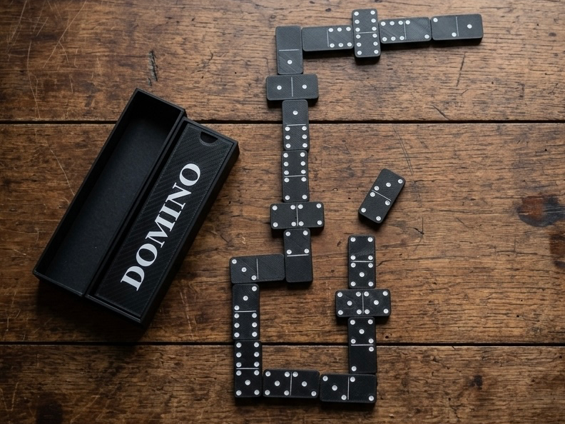 Premium Two-Tone Domino Set
