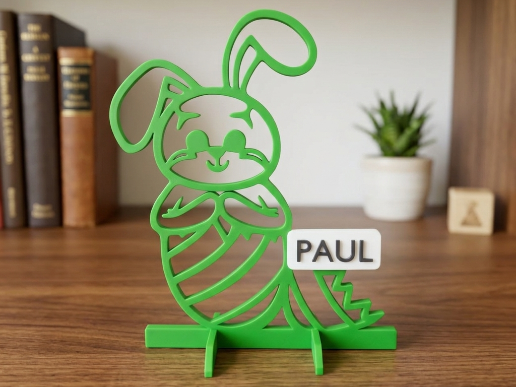 Easter Bunny Name Frame – Home Decoration