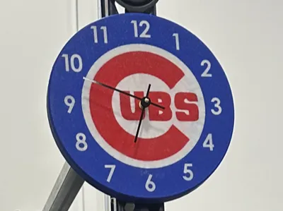 Chicago Cubs Clock