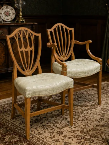 Figura decorativa: Miniature Shield-back Dining Chairs — vista de referencia 2