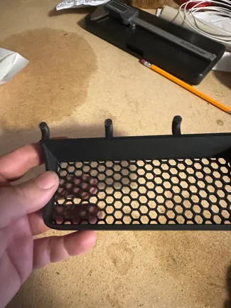 6" pegboard shelf
