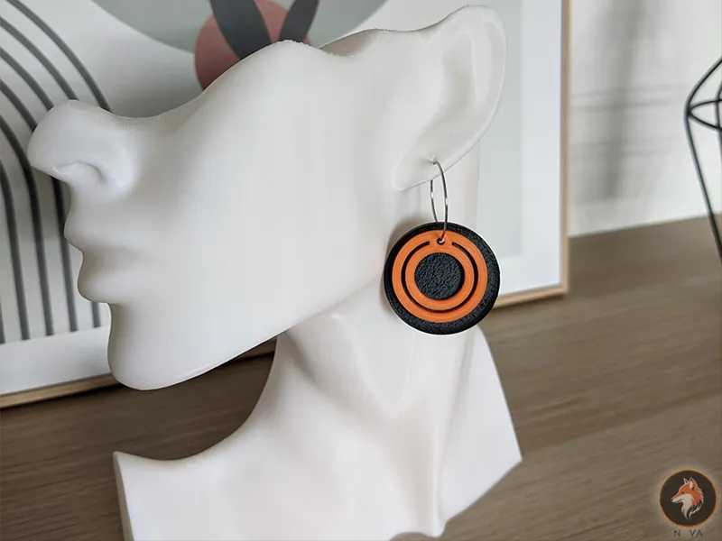 Boucles d’oreilles "Soleils" 