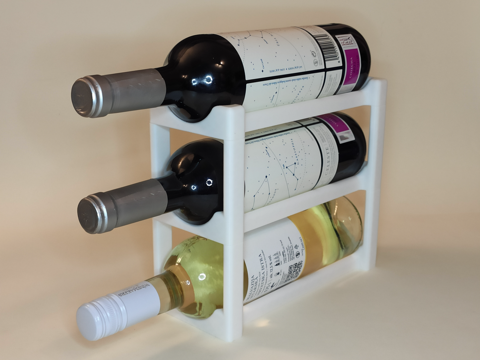 Geladeira Vinho Suporte (Empilhável)