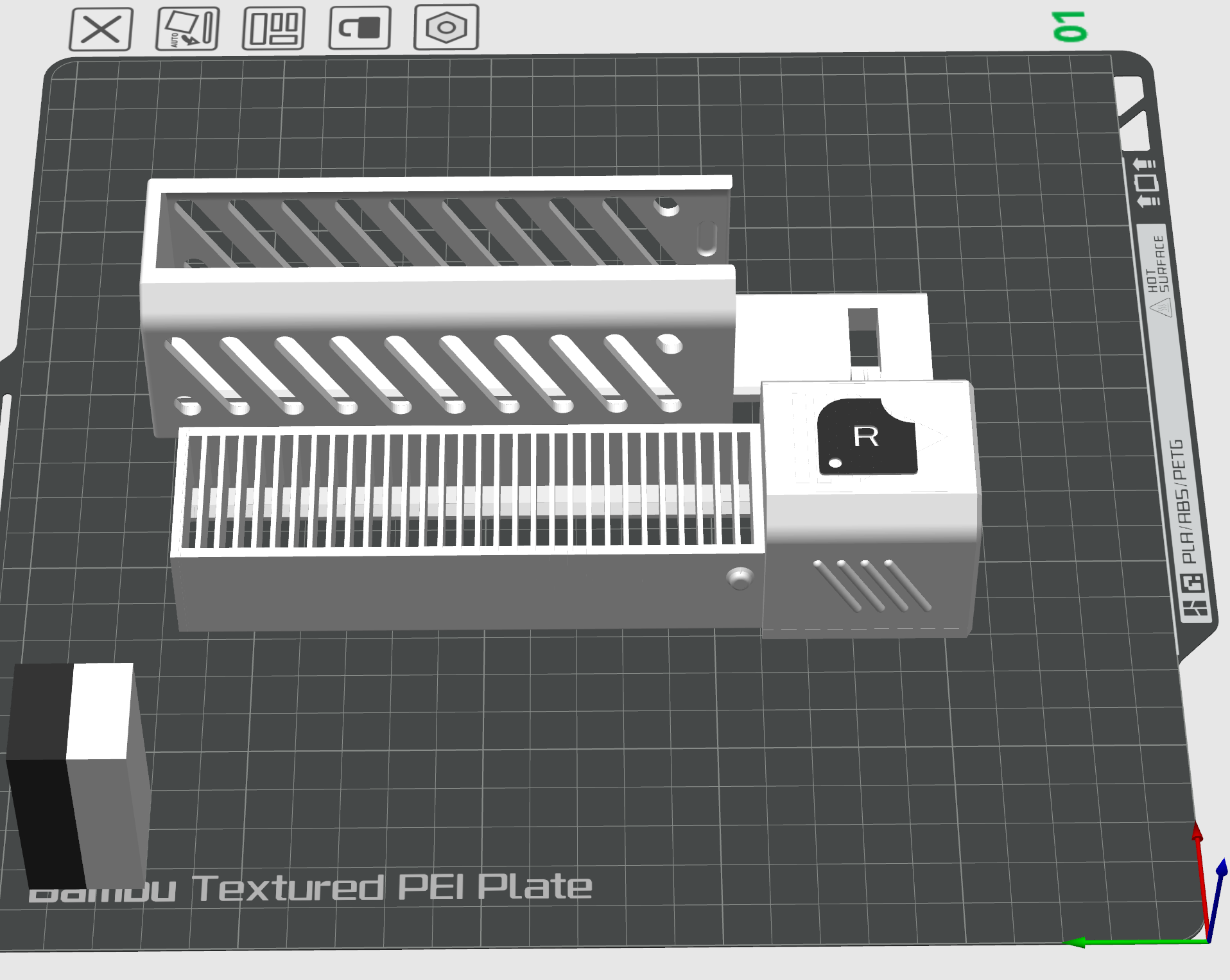 Miniatura 3 do modelo 3D R规内角外角量角器R1-15mm