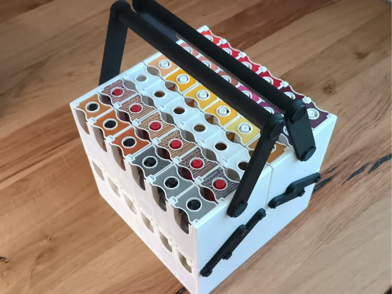 Cantilever paint box