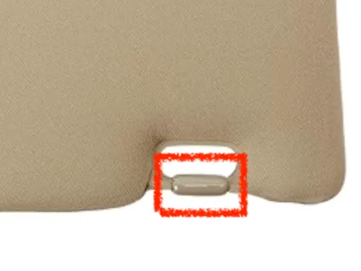 Honda Element visor tip replacement for repair