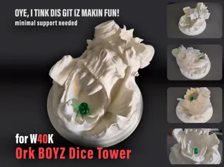W40k Ork BOYZ Dice Tower
