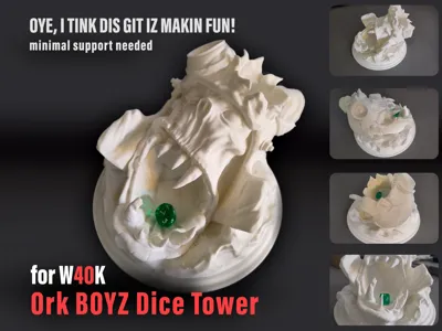 W40k Ork BOYZ Dice Tower