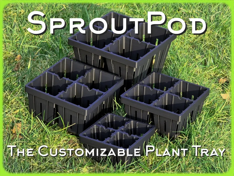 SproutPod - The Customizable Plant Tray