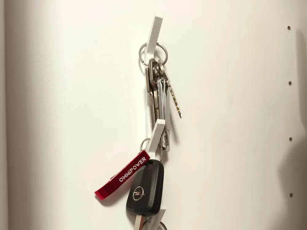 Key holder for closet - Free 3D Print Model - MakerWorld