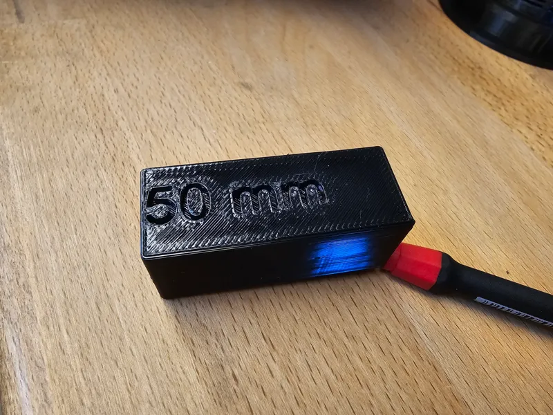 50 mm Spacer Block 20 x 20 mm sides spacing Lasers