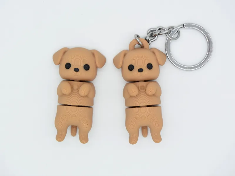 Flexi Dog - Articulated Keychain