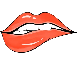 Red Lips Led Lamp