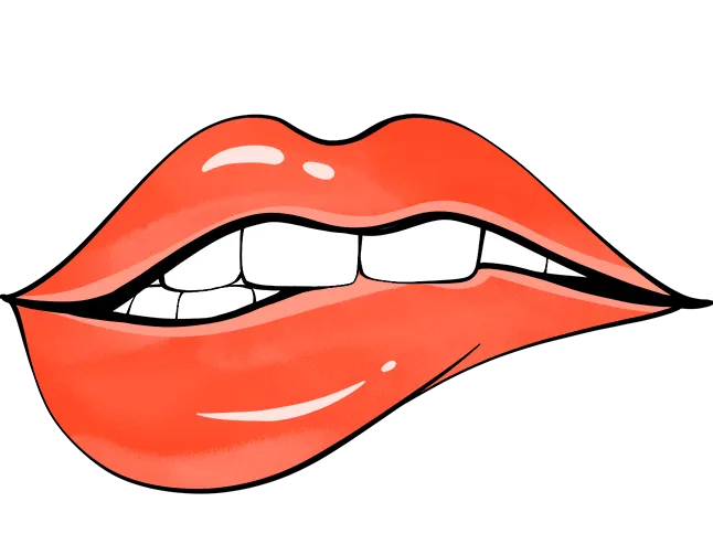 Red Lips Led Lamp