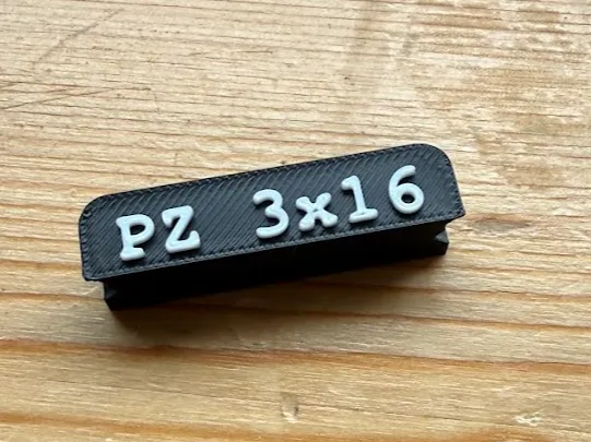 Label für Gridfinity Box