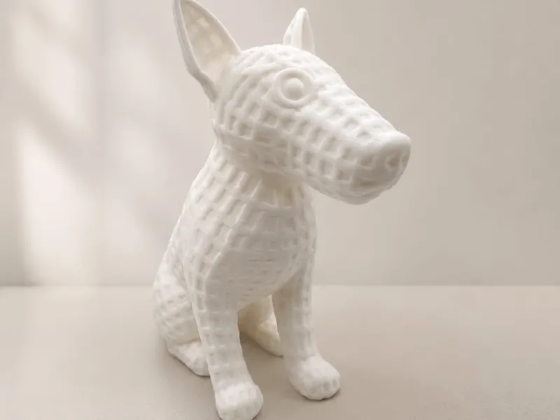 Cute Bull Terrier – Woven Style