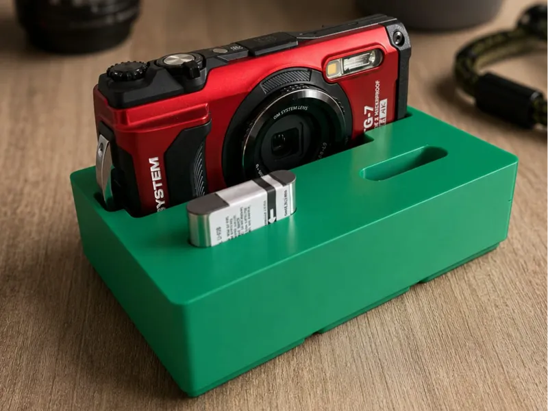 Gridfinity TG-5/TG-6/TG-7 Holder + 2 Batteries
