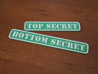 Panneaux Top Secret / Bottom Secret — photo 6