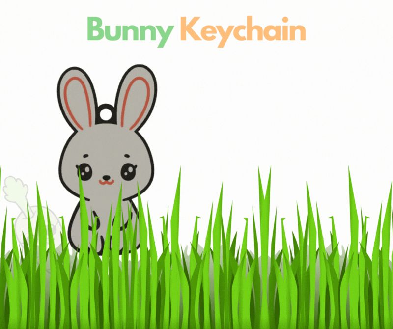 Bunny Keychain