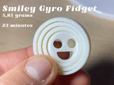 Smiley Gyro Fidget
