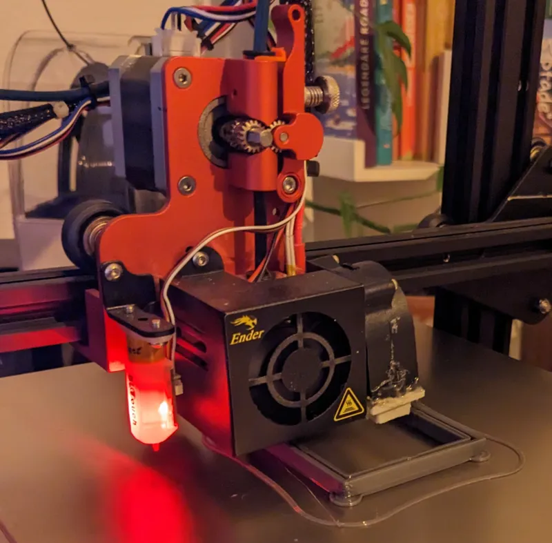 Fan Shroud 4020 Ender 3 90 deg