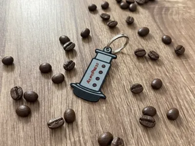 Aeropress Keychain 