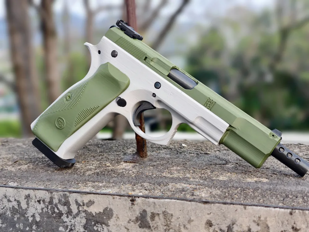CZ 75 auto pistol toy model (no move&launch) by 补补觉去 MakerWorld ...