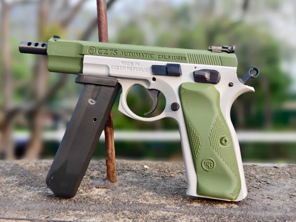CZ 75 auto pistol toy model (no move&launch) by 补补觉去 MakerWorld ...