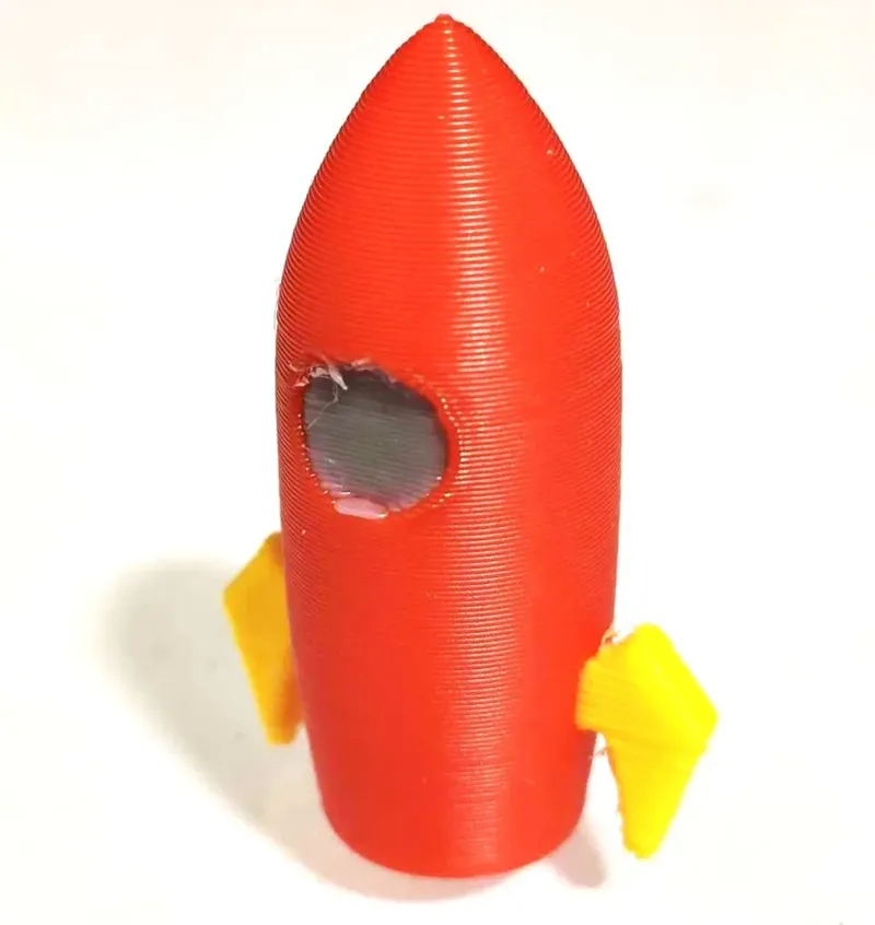 Simple Toy Rocket (incl. multicolor option)