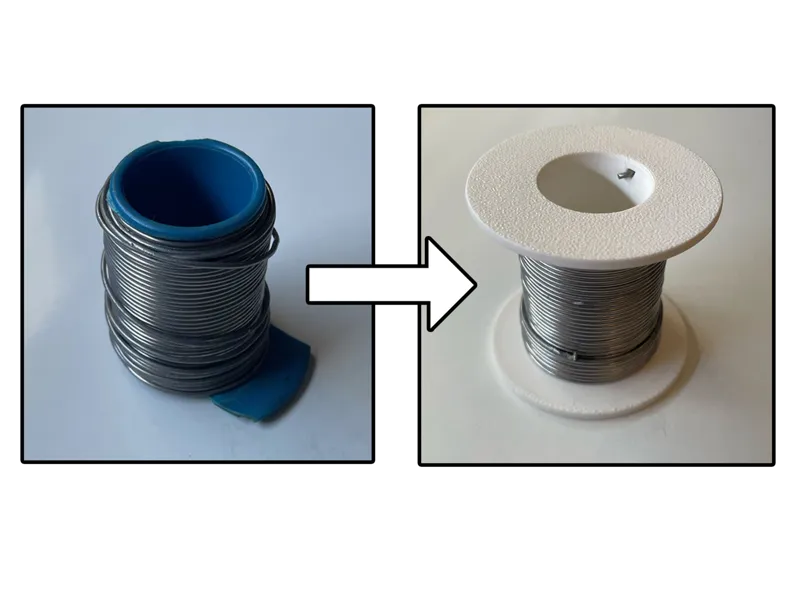Solder Spool - 2 Pieces, Threaded