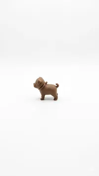Dog Key Chain Single Color