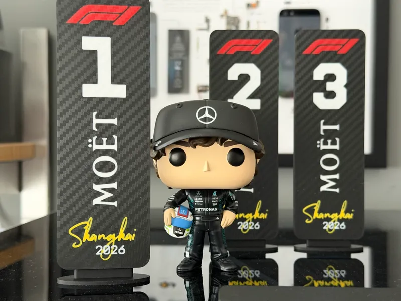 F1 Parc Fermé boards 2026 - Shanghai Edition