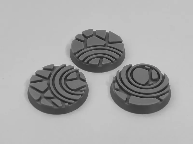 32mm Miniature Model Bases - Stone Floor - Pack 8
