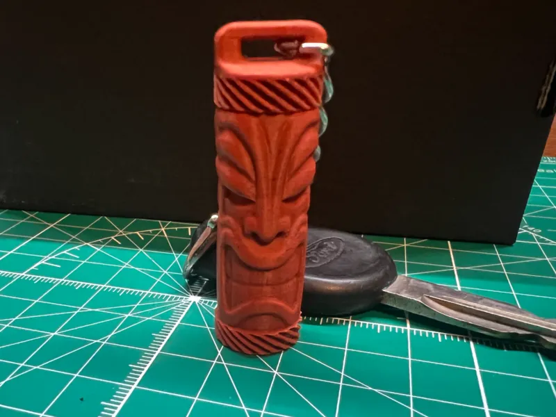 Tiki Totem Keychain 