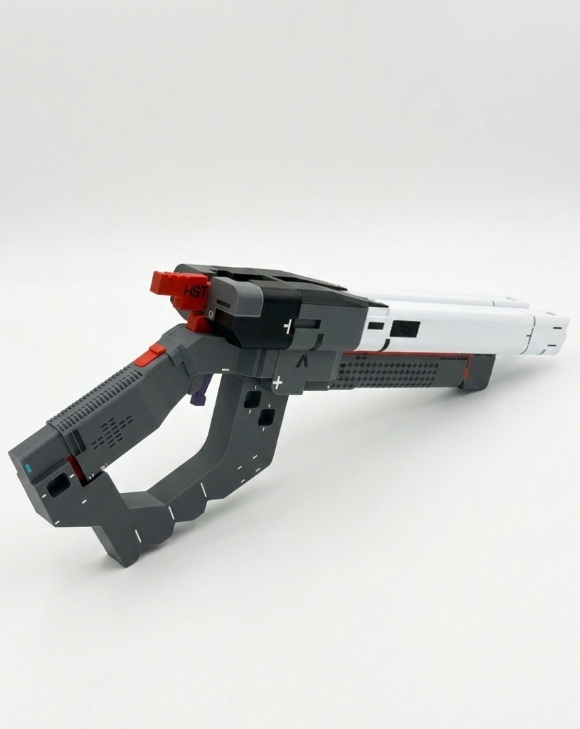 Marathon WSTR ショットガン ファンモデル｜3Dプリント・フルカラー Marathon WSTR Shotgun - Multi Part & Full Color - Free 3D Print