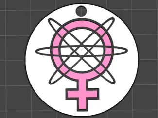 Atom Eve Invincible KeyChain