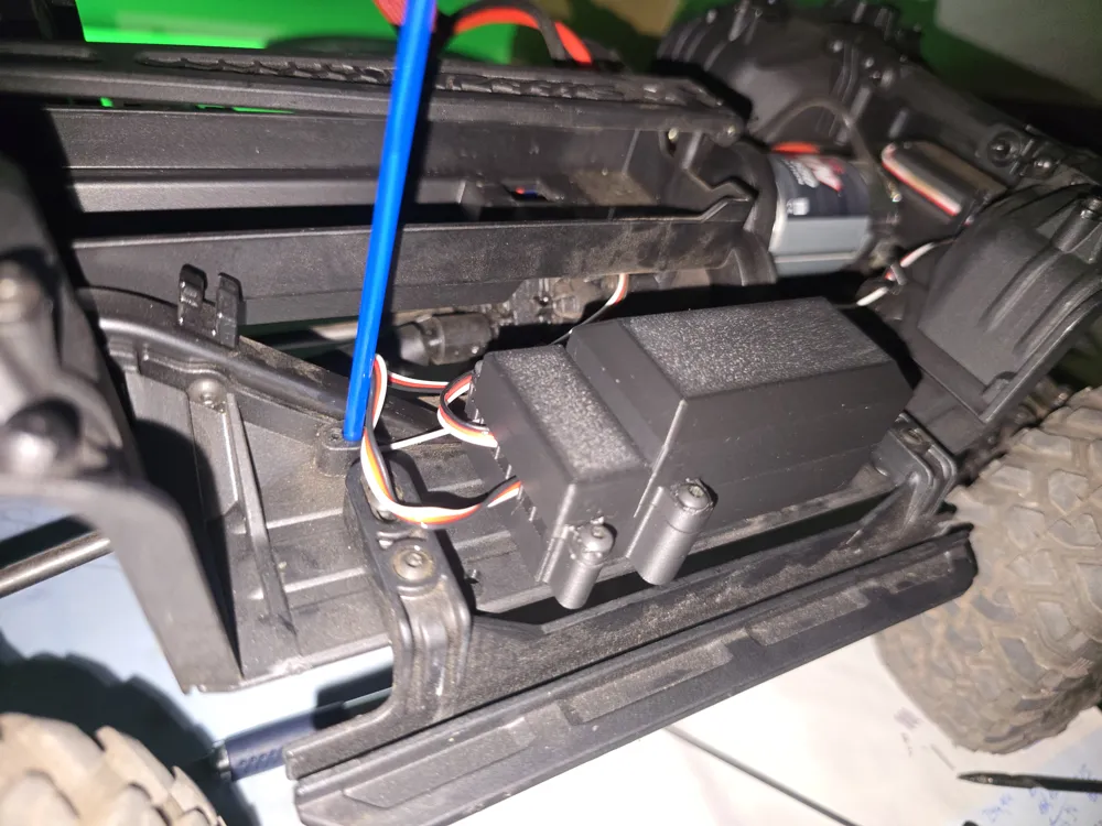 T4x Ringer Box Traxxas TRX 4 Sport High Trail Receiver Box - Free 3D Print Model ...