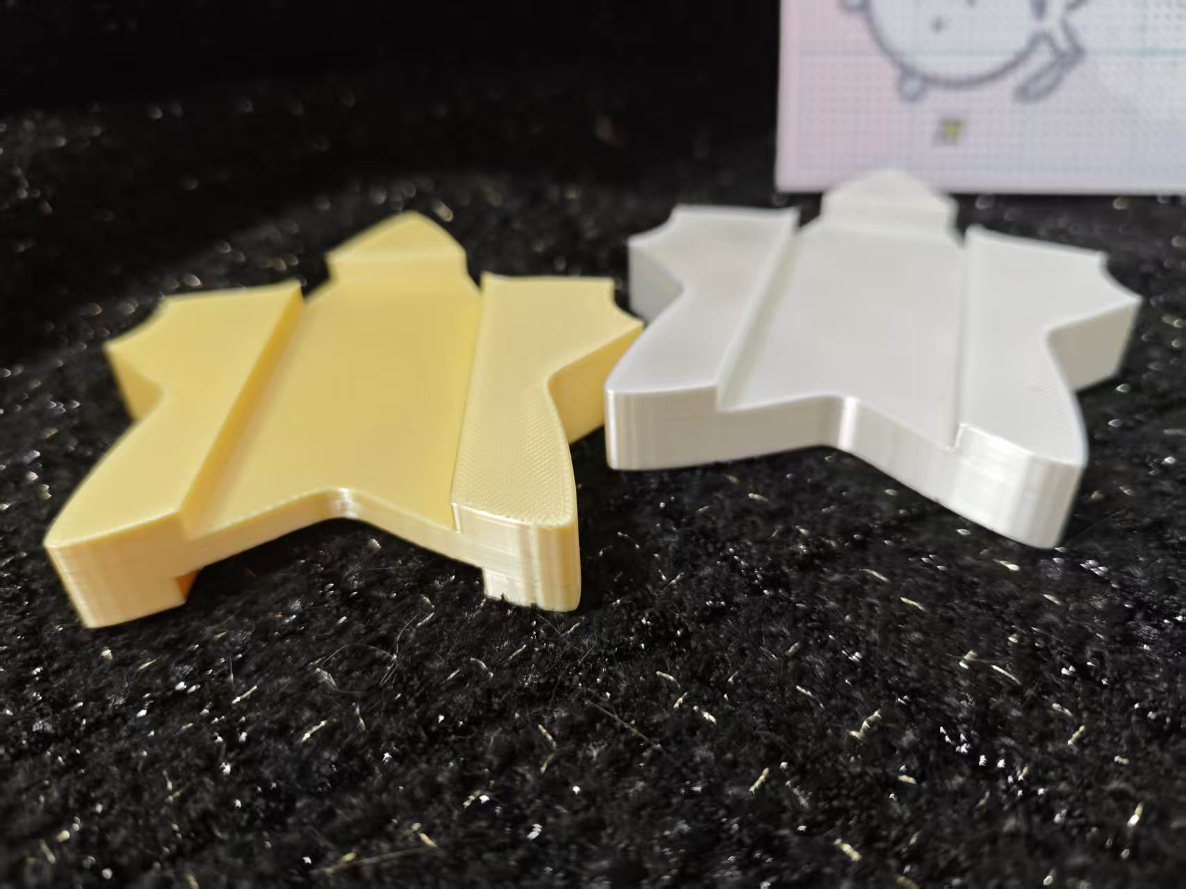 Miniatura 5 do modelo 3D 拼豆漏斗架倒豆可调节天使星星