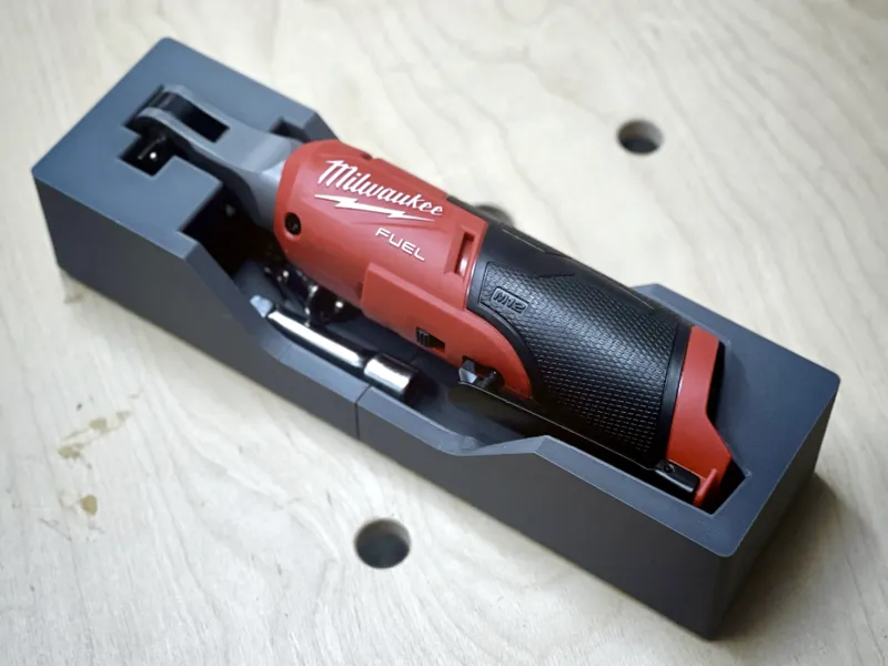 Gridfinity for Milwaukee 2567 M12 3/8 Ratchet