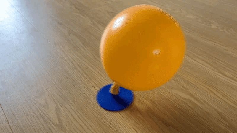 Aerostatic bearing - or a quick (36min) hovercraft