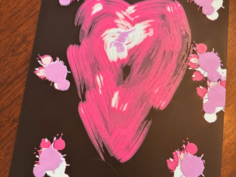 Heart Explosion Hueforge