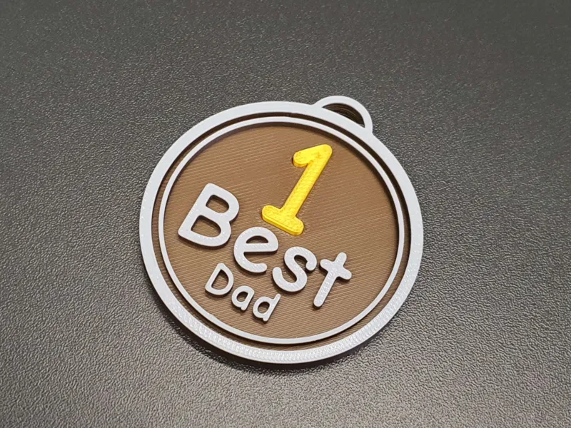 “Best Dad” Medal – Gift for Father’s Day