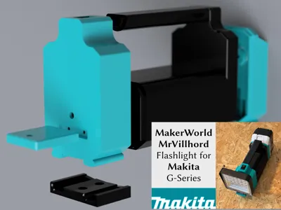 Flashlight LED - Makita G-Series Battery