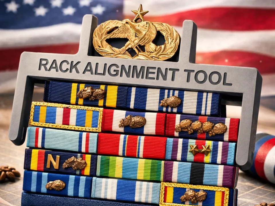 Outil d'alignement pour porte-insignes USAF (Impression rapide ...