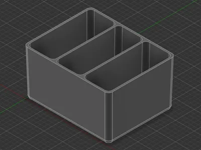 Box 111 x 87 with 3 compartments X Artplast 2311