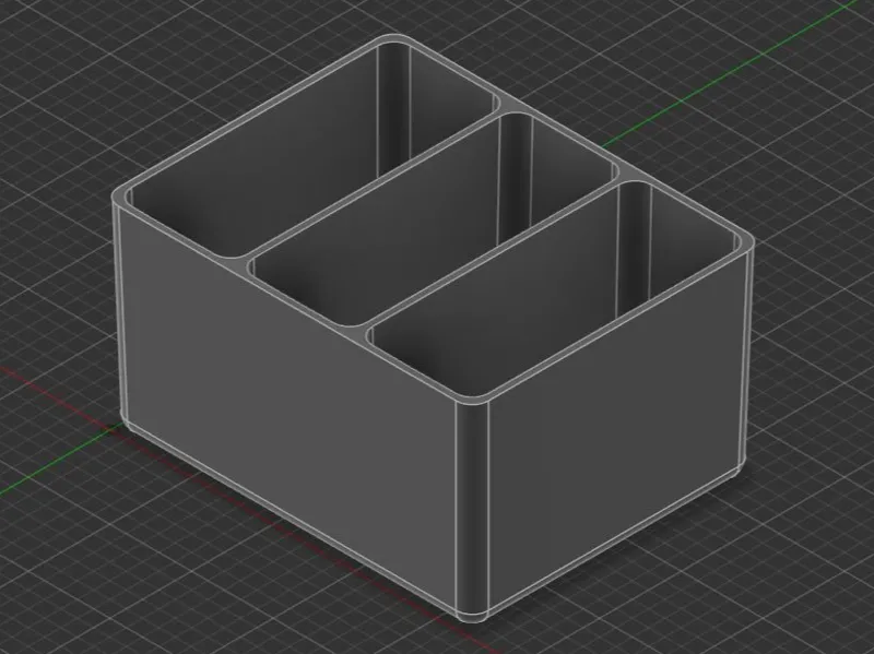 Box 111 x 87 con 3 scomparti X Artplast 2311