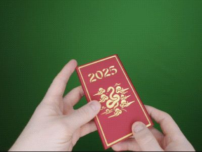 Magical Red Envelope - Chinese New Year Snake 2025