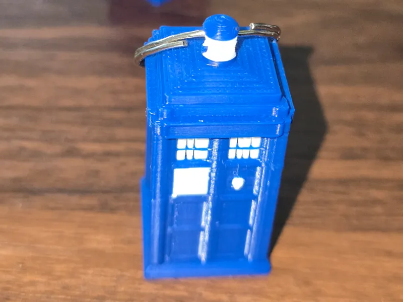 TARDIS Keychain