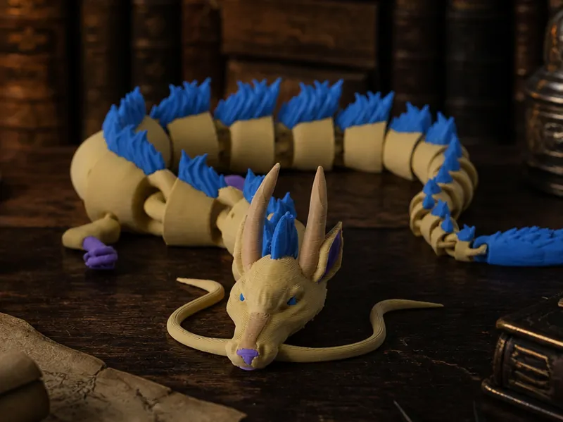 Haku Flexi Dragon - Spirited Away Articulated Toy
